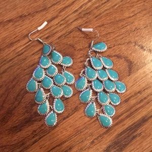 Turquoise dangling earrings